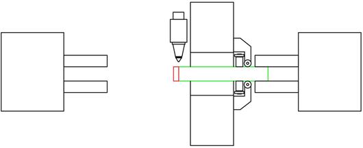 laser light cutting machine