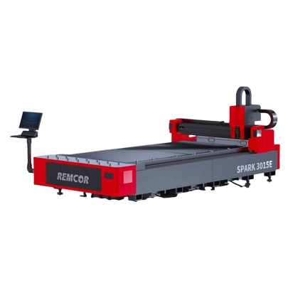 Máquina de corte láser de mesa única de tipo abierto económico de Spark E 1500W -3000W