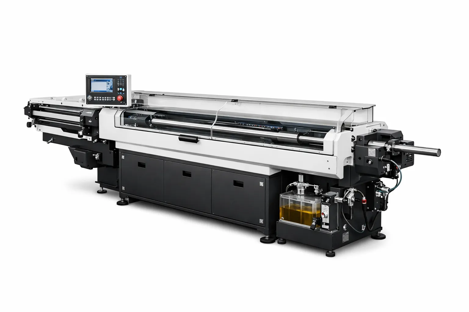 Alimentador de barra para torno suizo CNC